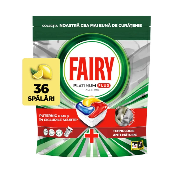 Средство для посудомоечной машины Fairy Platinum Plus, 36 мытий - image 2