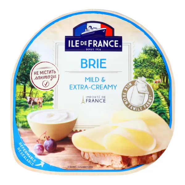 Сыр мягкий Ile De France Сливочные ломтики 57% 150 гр - image 2