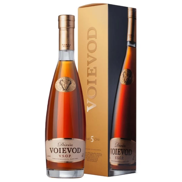 Коняк VSOP Belii Aist 5 лет 500 мл подарочнная коробка, Barza Alba - image 1