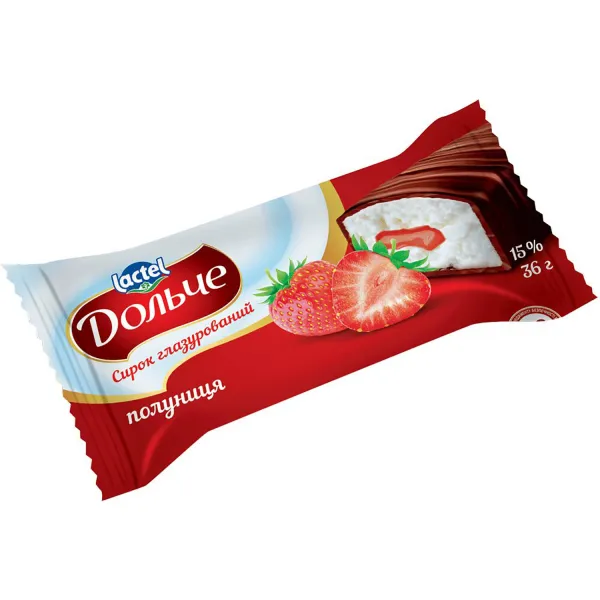 Dolce Branzica glazurata cu capsuni 15% 36g - image 1