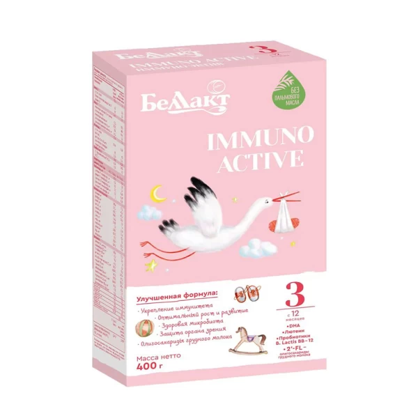 Беллакт Сухая молочная смесь Immuno Active 3 (12 м+) 400 гр. - image 1