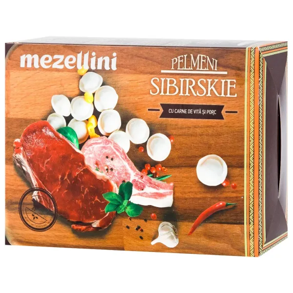 Mezellini Пельмени 400г Сибирские с говядиной и свининой - image 1