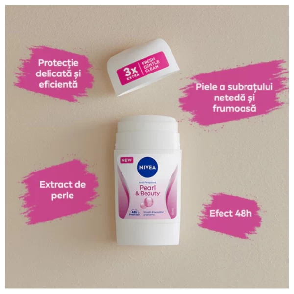 Nivea Дезодорант-стик Pearl & Beauty, 50 мл - image 3