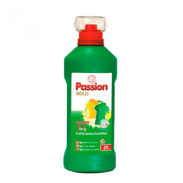 Гель для стирки Passion Gold Color 3 в 1, 2л - image 2