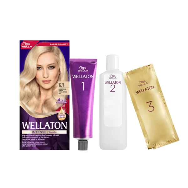 Wellaton Vopsea de par Blond special cenusiu 12/1, 110ml - image 2
