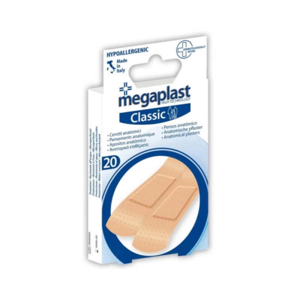 Plasturi impermeabili Megaplast diverse dimensiuni, 20 bucati Classic 7x2cm - image 1