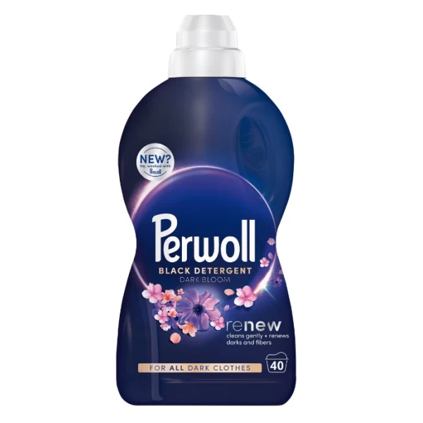 Perwoll Жидкий стиральный порошок Renew Dark Bloom, 40 стирок, 2000 мл - image 1