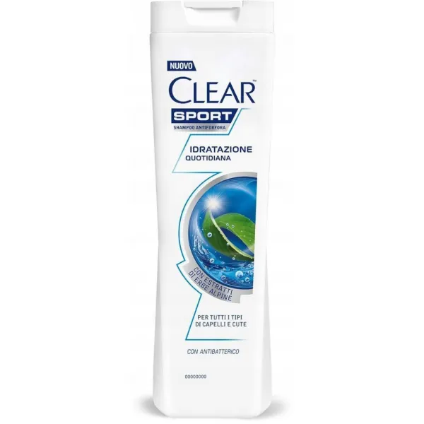 Clear Sampon cu extracte de ierburi alpine, Daily Hydration 225 ml - image 1