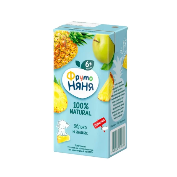 FrutoNanny Nectar cu mar si ananas 200ml - image 1