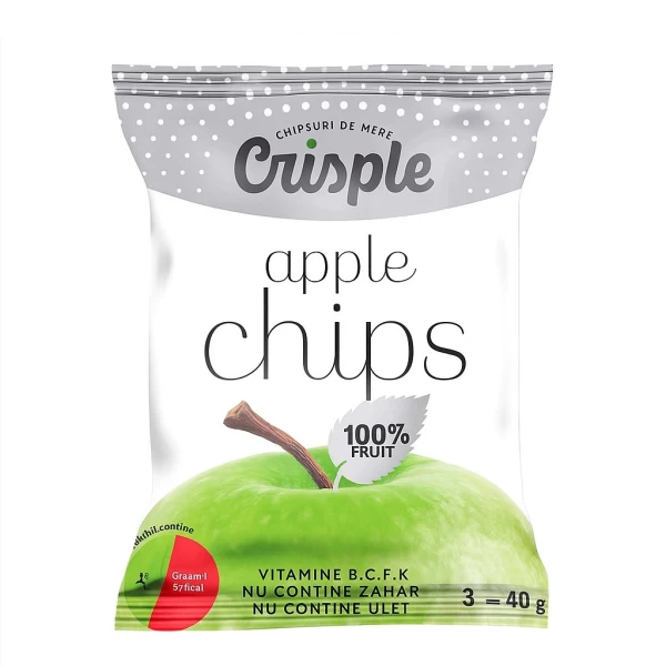 Crisple Яблочные чипсы 40 г зеленые - image 1