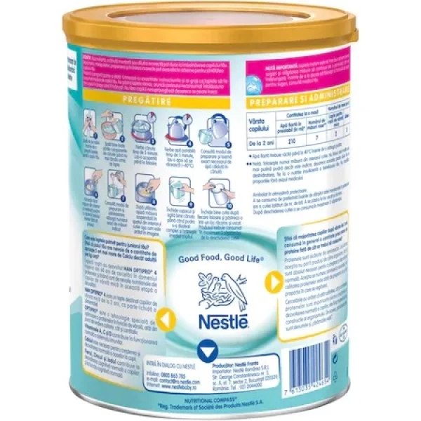 NAN OptiPro 4 Детская смесь 800г - image 3