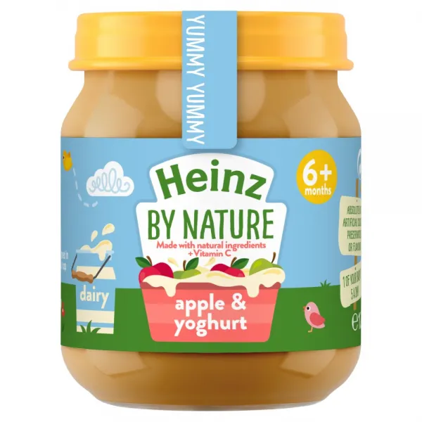 Heinz Пюре Яблоко-йогурт (6 м+) 120 гр. - image 1