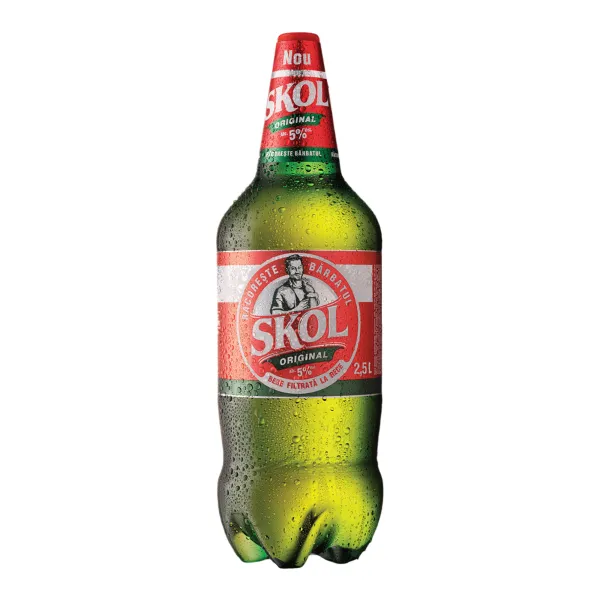 Пиво SKOL светлое пастеризованное фильтрованное 5% алк. 2,5 л - image 1