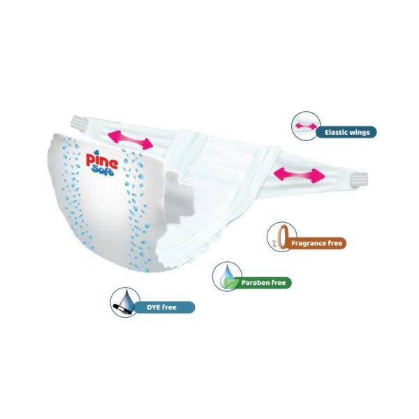 Pine Soft Scutece Jumbo Mini Nr.2 3-6kg 102 buc - image 2