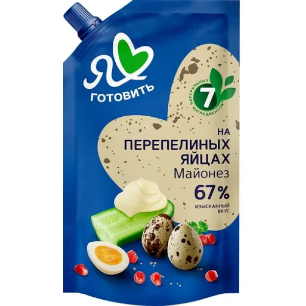 Maioneza Moskovskii provansal cu ou de prepelita 67%, 600ml - image 2