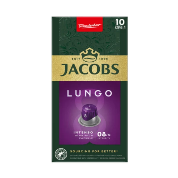 Jacobs Cafea Capsule Lungo Intenso №8 0,57g/10 buc - image 1