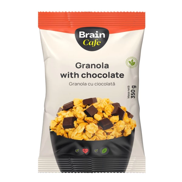 Brain Cafe Granola cu ciocolata 350 g - image 1