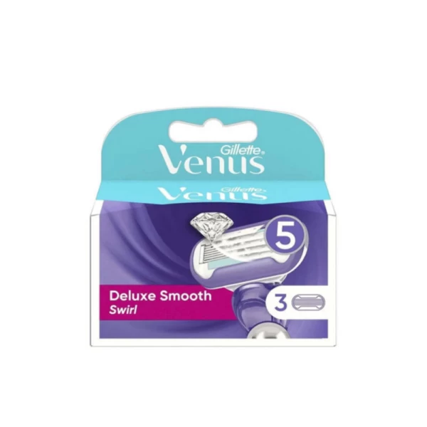 Gillette Rezerve aparat de ras Deluxe Smooth Swirl, Rez 3buc - image 1