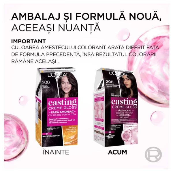 Casting Creme Gloss Vopsea de par 200 Negru Abanos - image 3