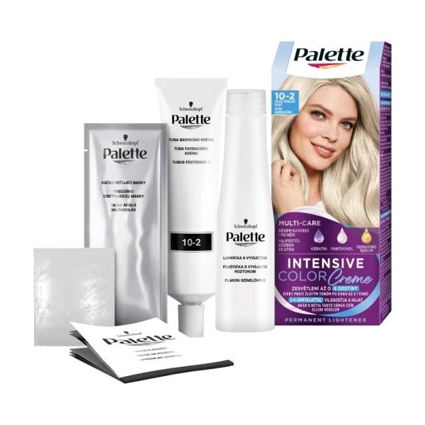 Palette Vopsea de par Intensive Color Cream 10-2 (A10) Blond Cenusiu, 110 ml - image 2
