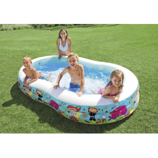 Intex Bazin gonflabil Swim Center™, Seashore, (262x160x46) 572L - image 3