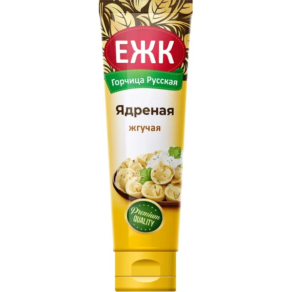 Mustar EJK rusesc foarte picant 130 g - image 1