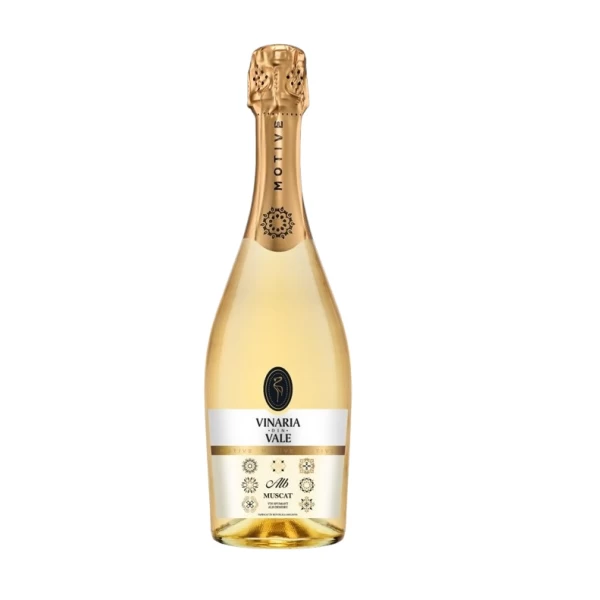 Vinaria din Vale Vin spumant demisec alb Muscat 0,75l - image 1