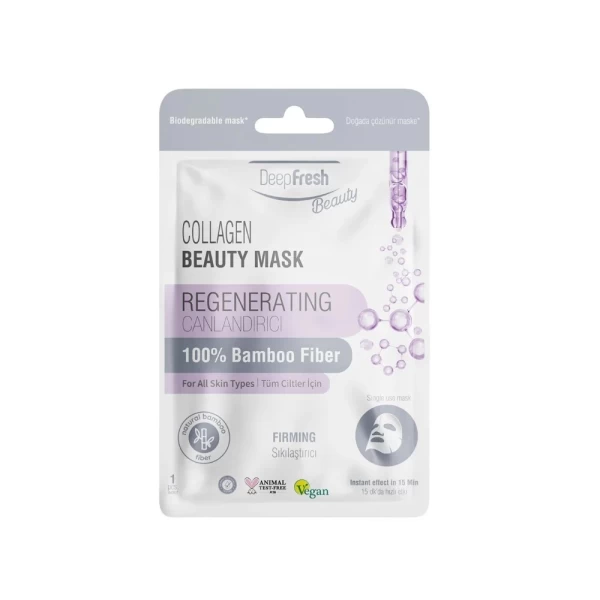 DeepFresh Masca pentru fata revitalizanta, collagen 30 ml - image 1