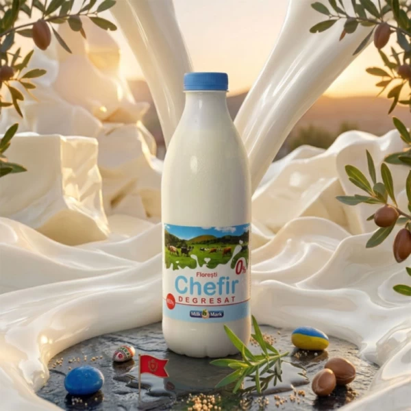 Milk Mark Chefir 0% Degresat 900ml Sticla - image 2