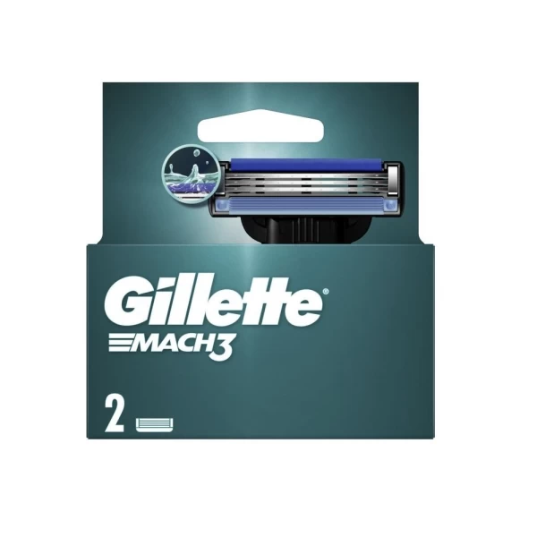 Gillette Rezerve aparat de ras Mach3 2 buc - image 2