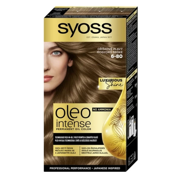 Syoss Oleo Intense Vopsea de par 6-80 Blond Auriu - image 1