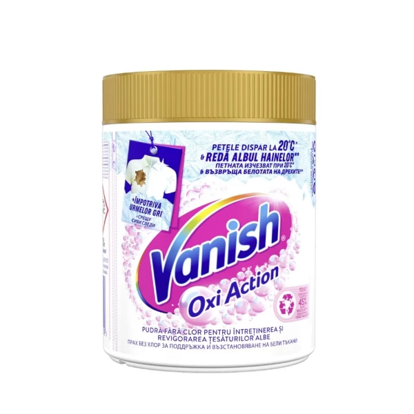 Vanish Oxi Action White пятновыводящего порошка 470г - image 1