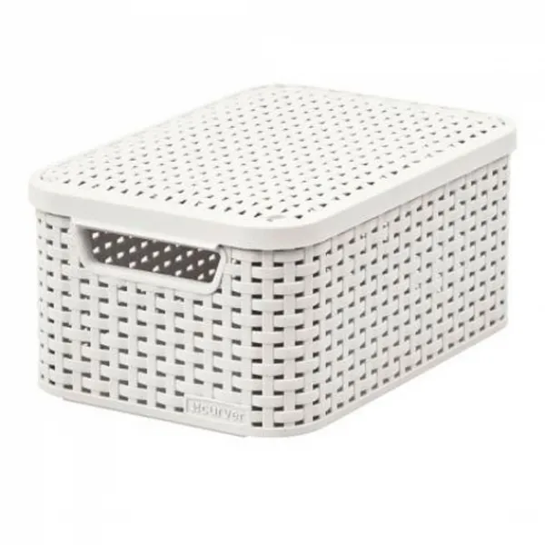 Cos cu capac STYLE S 28.5*19.5 cm Crem - image 1