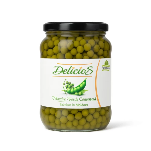 Delicios Conservatie Mazare verde 720 ml - image 1