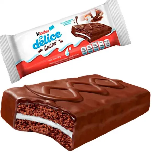Kinder Delice какао с молочной начинкой 39г - image 2