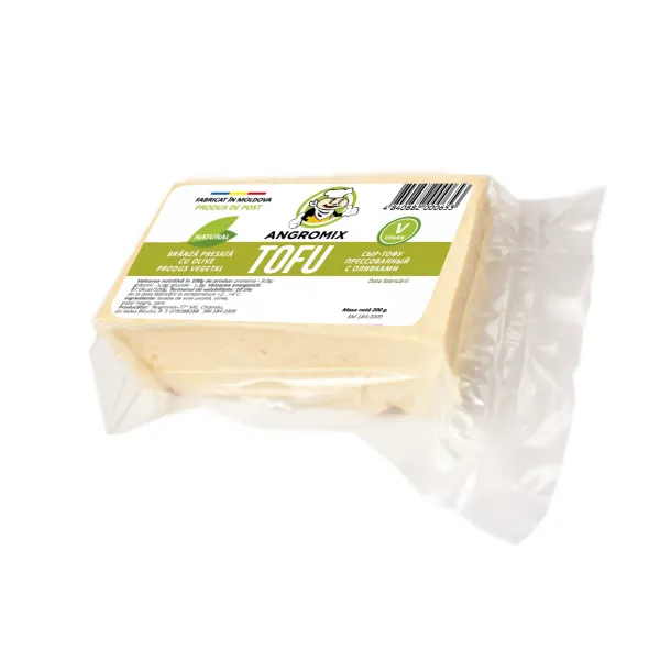 Сыр тофу прессованный с оливками Angromix 200 гр - image 1