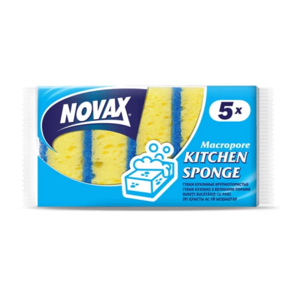 Novax NV Plus Burete de bucatarie MAXI Foam 5 buc econom 3618 - image 1