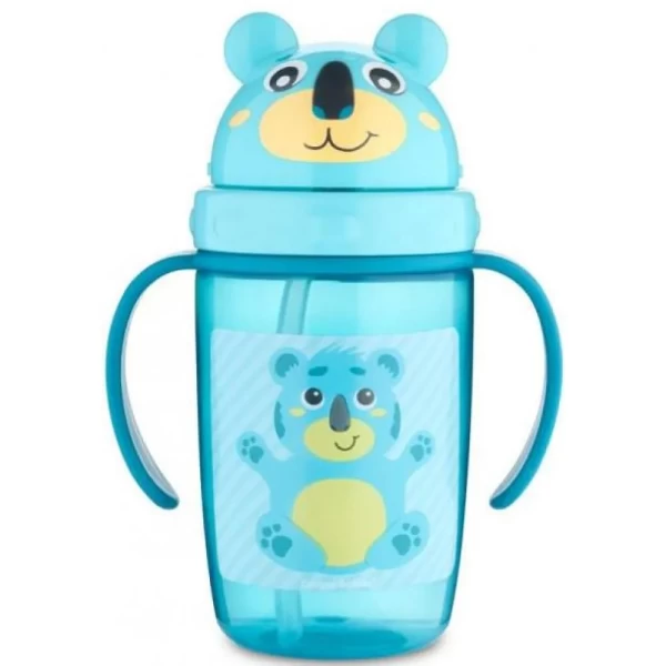 Поильник Canpol babies Hello Little с силиконовой насадкой Бирюзовый 350 мл - image 2