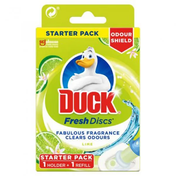 Освежитель для туалета Duck Fresh Discs Lime, 36 мл - image 2