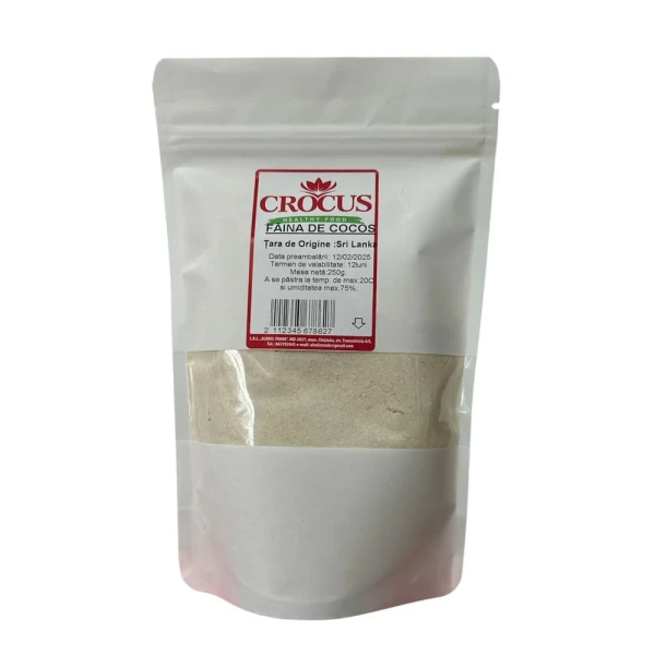 Crocus Oрганическая кокосовая мука 250 г - image 1