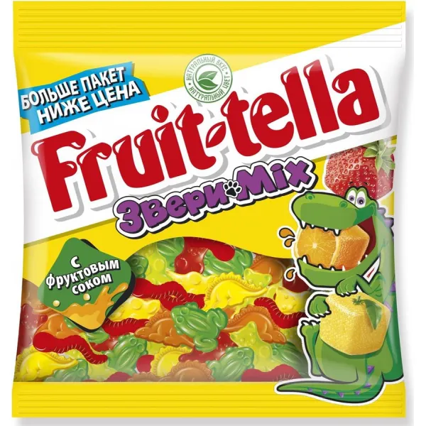 Marmelada Fruit-tella Zoo Mix 150g - image 1