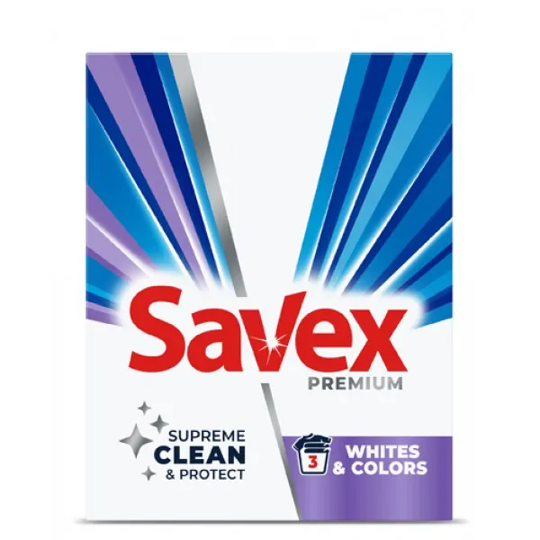 Savex Detergent manual 400gr Premium Whites Colors - image 1
