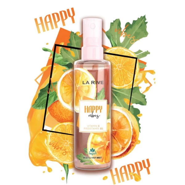 La Rive apa aromata pentru corp si par Happy Vibes 200ml - image 2