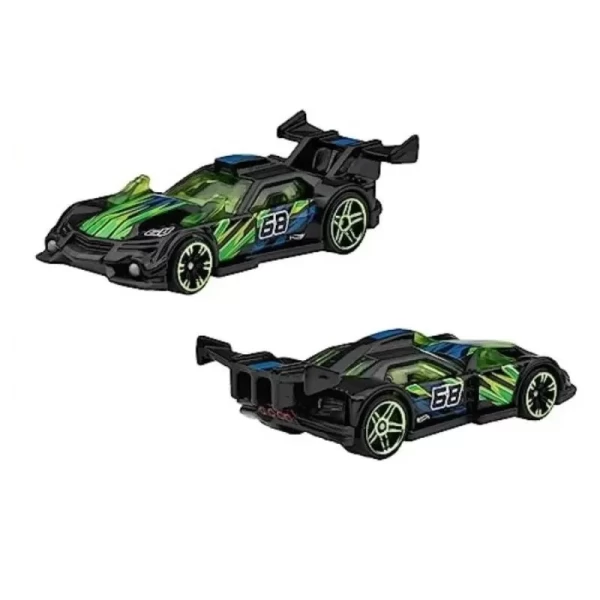 Гоночные неоновые машинки в ассортименте Hot Wheels - image 2