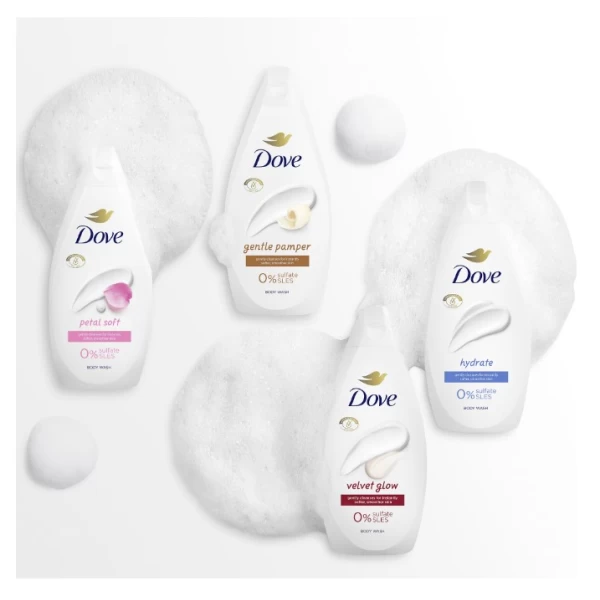 Dove Gel de dus Essential Care Petal Soft 720 ml - image 4
