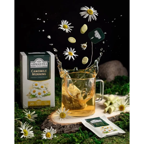 Ahmad Tea Ceai din plante Camomile Morning 20 plicuri - image 3