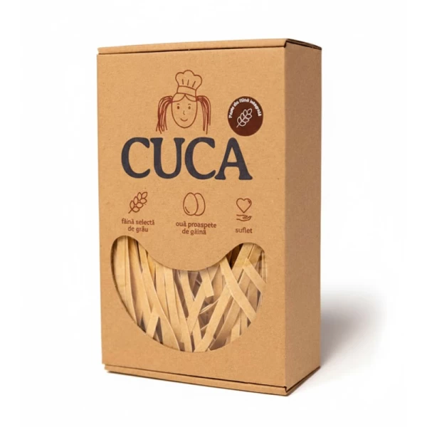 CuCa Paste de casă din faina integrala cu ou de găină 250g - image 1