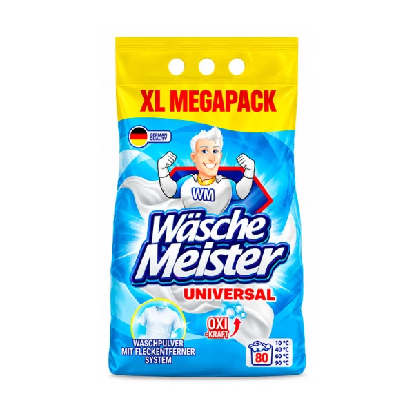Wasche Meister Стиральный порошок автомат 6 кг универсал 80 стирок - image 3