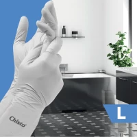 Chisto перчатки виниловые очень прочные L 1 пара - thumbs image 2