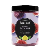 On Line Sare de baie Fig & Citrus, spumoasă, 1200 g